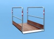 Grabenbrücke aus Holz