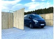 25 m Holzbauzaun Set - Sichtschutz - inkl. Ständer und Zubehör
