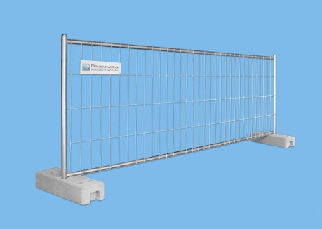 BAUZAUNWELT 11 kg 3,5 x 1,2 m Mobilzaun halbhoch - stabil - Draht 3,2 mm