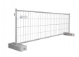 BAUZAUNWELT 11 kg 3,5 x 1,2 m Mobilzaun halbhoch - stabil - Draht 3,2 mm