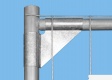 Bauzaun 17,5 kg EUTOP Premium Drahtstärke 3,2 mm - Rohr 1,2 mm - 3 Rohre