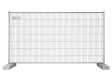 BAUZAUNWELT 15,5 kg Anti Climb 3,5 x 2,0 m Mobilzaun - Masche 43 x 262 mm - stabil
