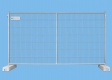 BAUZAUNWELT 15,5 kg Anti Climb 3,5 x 2,0 m Mobilzaun - Masche 43 x 262 mm - stabil