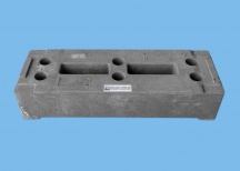 Bauzaunfuß PE 22 kg - nachhaltig produziert mit PE Recycling