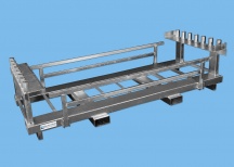 BAUZAUNWELT Multifunktionspalette MTP 15 L 2,25 x B 0,85 m