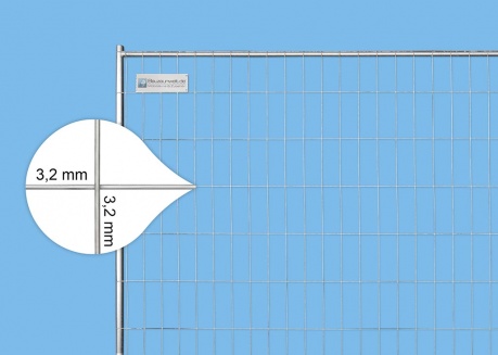 Mobilzaun 3,45 x 2,00 m verzinkt für Festivals