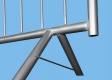 Absperrgitter - Mannheimer Gitter Economy 11,5 kg - verzinkt