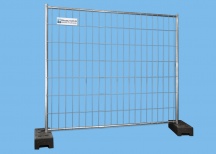 BAUZAUNWELT 11 kg 2,20 x 2,00 m Mobilzaun - extra stabil