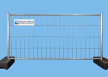 BAUZAUNWELT 2,20 x 1,20 m Mobilzaun - extra stabil