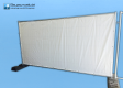 Bauzaunplane (weiß) - passend für Mobilzaun 3,50 x 2,00 m
