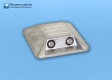 Markierungsnagel 100x100 mm, Aluminium