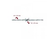 Stacheldraht Rolle Zn Alu 213 m