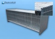 BAUZAUNWELT 35er Set 11 kg 3,5 x 1,2 m Mobilzaun - Betonfuß und Verbinder