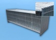 BAUZAUNWELT 35er Set 11 kg 3,5 x 1,2 m Mobilzaun - Betonfuß und Verbinder