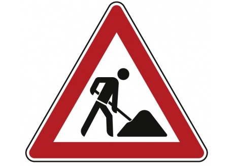 Verkehrszeichen Arbeitsstelle