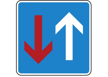 Vorrang vor dem Gegenverkehr