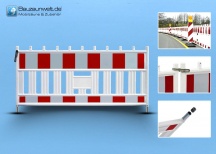 Schrankenzaun 10er Set