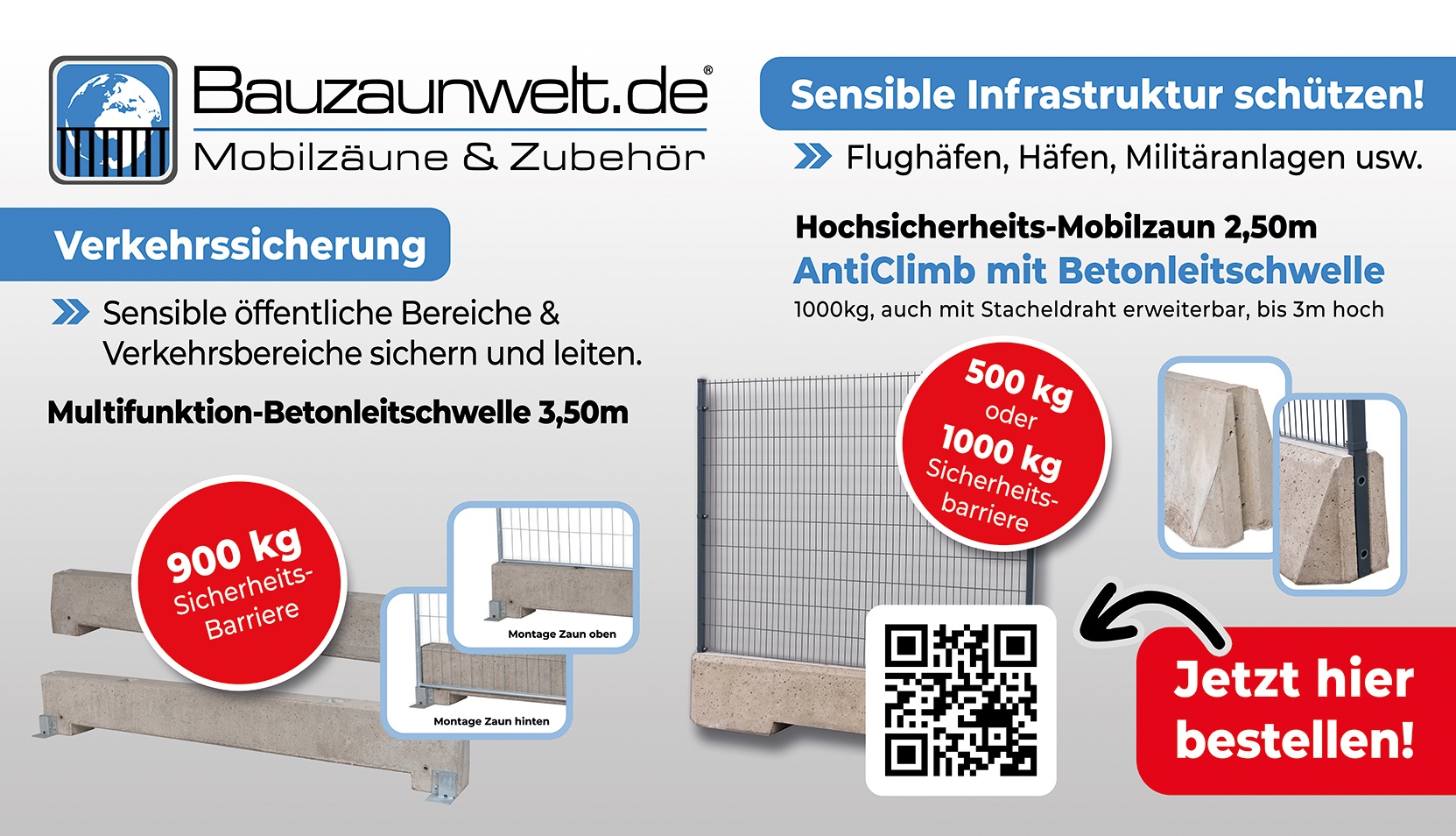 Betonleitschwelle